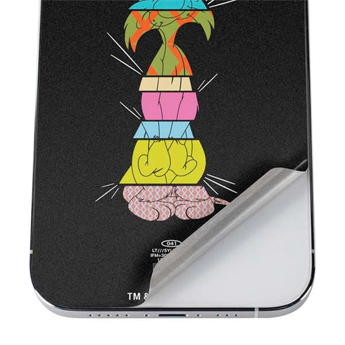 Looney Tunes Sylvester the Cat Sliced Juxtapose iPhone 12 Pro Skin