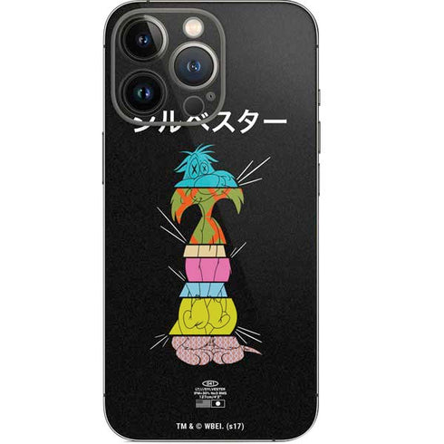 Looney Tunes Sylvester the Cat Sliced Juxtapose iPhone 13 Pro Skin