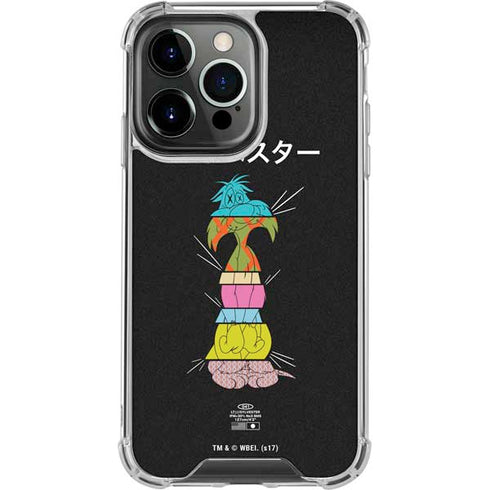 Looney Tunes Sylvester the Cat Sliced Juxtapose iPhone 14 Pro Clear Case