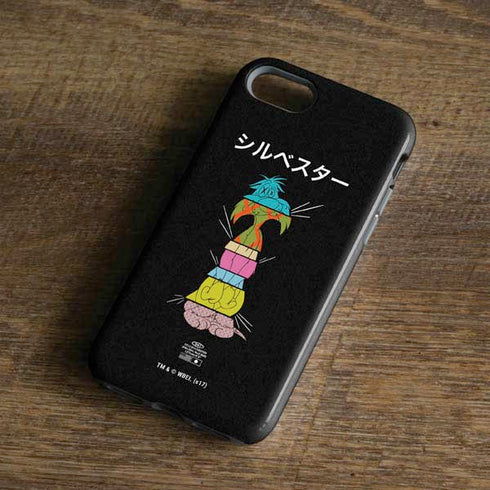 Looney Tunes Sylvester the Cat Sliced Juxtapose iPhone 7 Pro Case