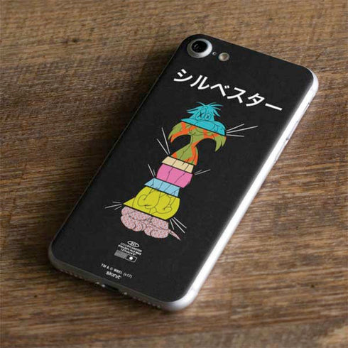Looney Tunes Sylvester the Cat Sliced Juxtapose iPhone 8 Skin