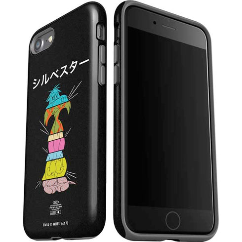 Looney Tunes Sylvester the Cat Sliced Juxtapose iPhone SE (2nd & 3rd Gen) Pro Case