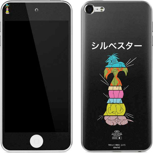Looney Tunes Sylvester the Cat Sliced Juxtapose Apple iPod Skin