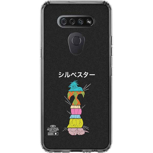 Looney Tunes Sylvester the Cat Sliced Juxtapose LG K51/Q51 Clear Case