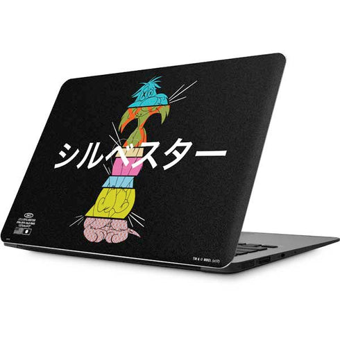 Looney Tunes Sylvester the Cat Sliced Juxtapose Apple MacBook Skin