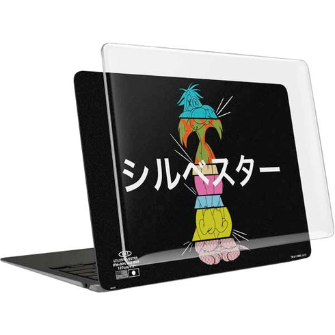 Looney Tunes Sylvester the Cat Sliced Juxtapose MacBook Air 13in (2020) Case plus Skin