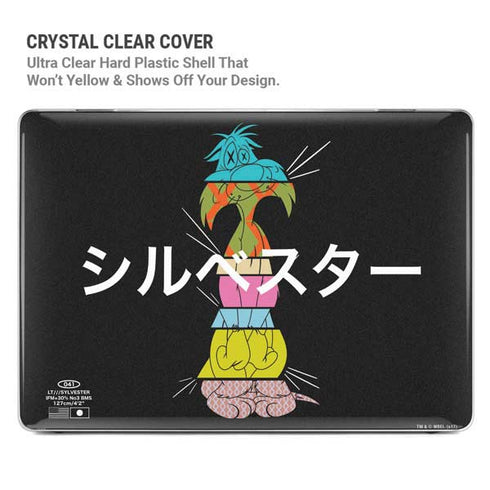 Looney Tunes Sylvester the Cat Sliced Juxtapose MacBook Air 13in M1 (2021) Case plus Skin