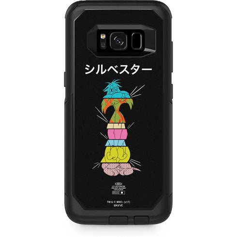 Looney Tunes Sylvester the Cat Sliced Juxtapose Otterbox Commuter Galaxy Skin