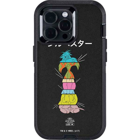 Looney Tunes Sylvester the Cat Sliced Juxtapose Otterbox Defender iPhone Skin