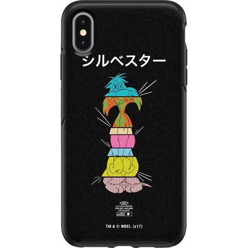 Looney Tunes Sylvester the Cat Sliced Juxtapose Otterbox Symmetry iPhone Skin