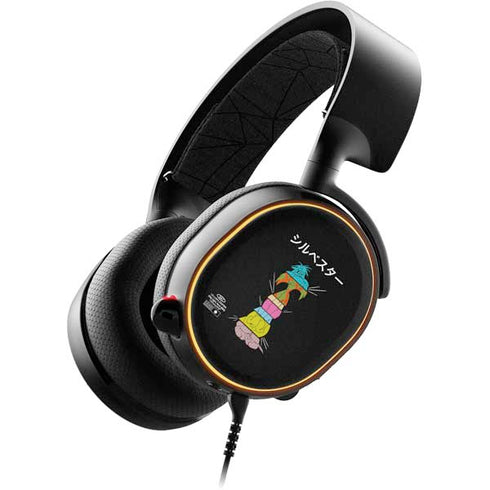 Looney Tunes Sylvester the Cat Sliced Juxtapose SteelSeries Arctis 5 Skin
