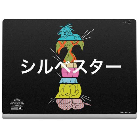 Looney Tunes Sylvester the Cat Sliced Juxtapose Surface Book 2 15in Skin