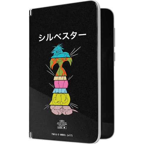 Looney Tunes Sylvester the Cat Sliced Juxtapose Surface Duo Skin