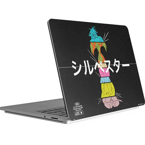 Looney Tunes Sylvester the Cat Sliced Juxtapose Surface Laptop Studio Skin