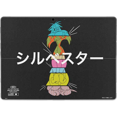Looney Tunes Sylvester the Cat Sliced Juxtapose Surface Pro 9 Skin
