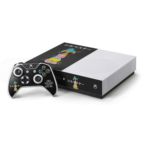 Looney Tunes Sylvester the Cat Sliced Juxtapose Xbox One Skins