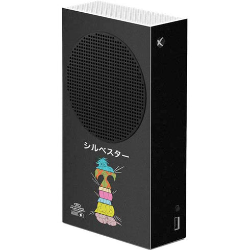 Looney Tunes Sylvester the Cat Sliced Juxtapose Xbox Series S Console Skin