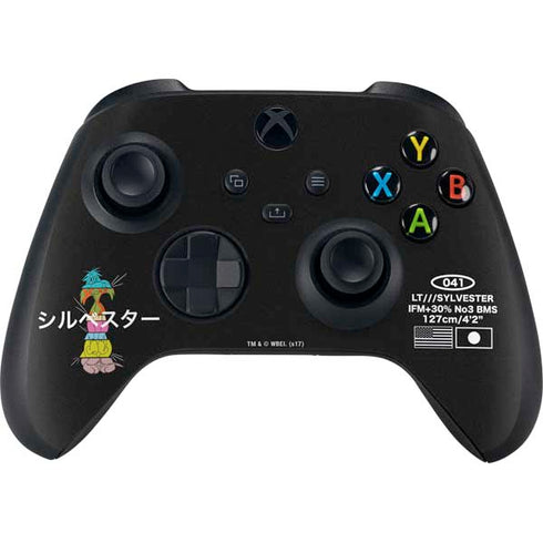 Looney Tunes Sylvester the Cat Sliced Juxtapose Xbox Series X Controller Skin