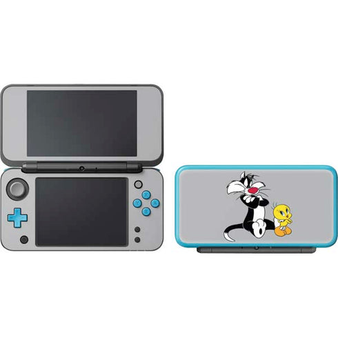 Looney Tunes Sylvester Tweety Bird Crossed Arms Nintendo 2DS XL (2017) Skin