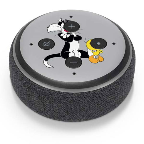 Looney Tunes Sylvester Tweety Bird Crossed Arms Amazon Echo Dot Skin