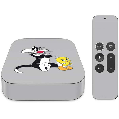 Looney Tunes Sylvester Tweety Bird Crossed Arms Apple TV Skin