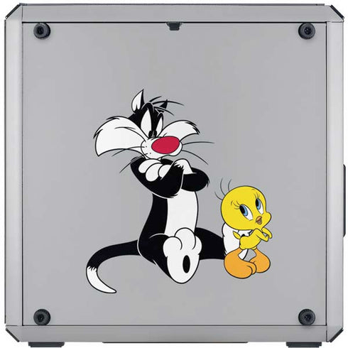 Looney Tunes Sylvester Tweety Bird Crossed Arms Cooler Master MasterBox Q300L Mini Tower Skin