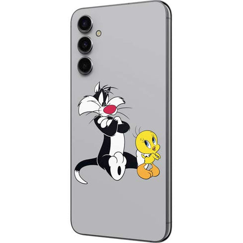 Looney Tunes Sylvester Tweety Bird Crossed Arms Galaxy A14 5G Skin