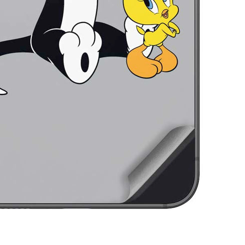Looney Tunes Sylvester Tweety Bird Crossed Arms Galaxy A14 5G Skin