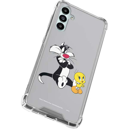 Looney Tunes Sylvester Tweety Bird Crossed Arms Galaxy A15 5G Clear Case