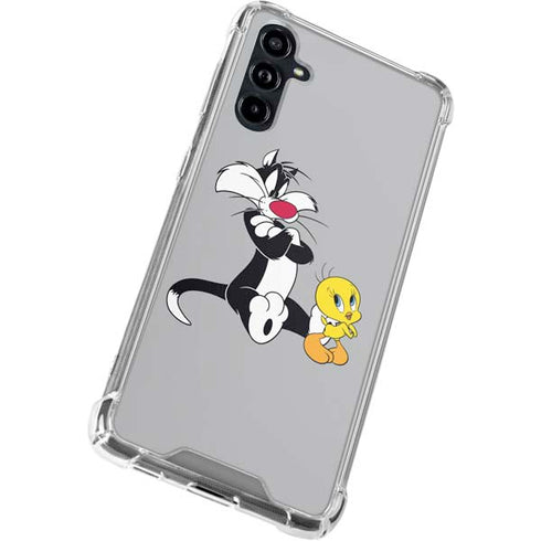 Looney Tunes Sylvester Tweety Bird Crossed Arms Galaxy A54 5G Clear Case