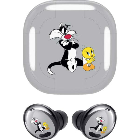 Looney Tunes Sylvester Tweety Bird Crossed Arms Galaxy Buds Pro Skin