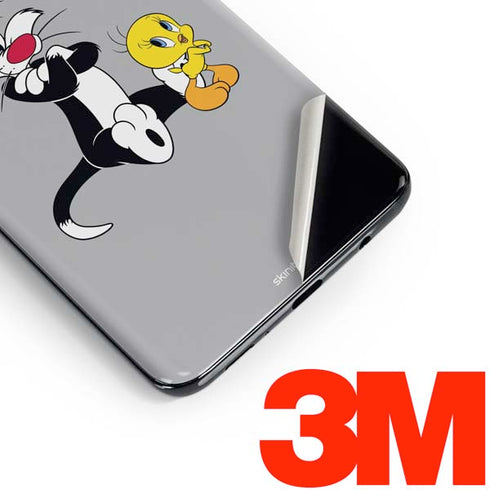 Looney Tunes Sylvester Tweety Bird Crossed Arms Galaxy S10 Plus Skin