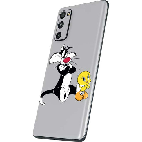Looney Tunes Sylvester Tweety Bird Crossed Arms Galaxy S20 Fan Edition Skin