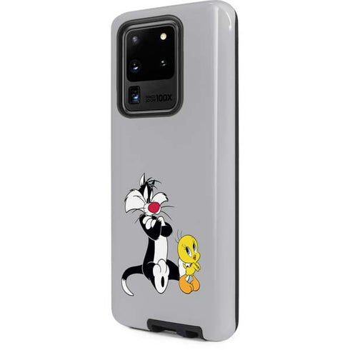 Looney Tunes Sylvester Tweety Bird Crossed Arms Galaxy S20 Ultra 5G Pro Case
