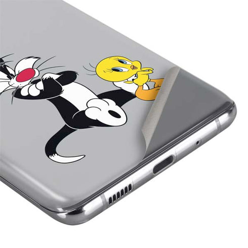 Looney Tunes Sylvester Tweety Bird Crossed Arms Galaxy S20 Ultra 5G Skin