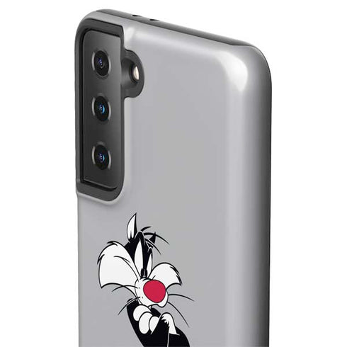 Looney Tunes Sylvester Tweety Bird Crossed Arms Galaxy S21 Plus 5G Pro Case