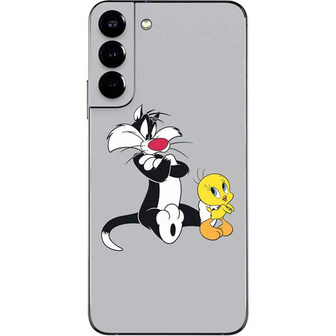 Looney Tunes Sylvester Tweety Bird Crossed Arms Galaxy S22 Plus Skin