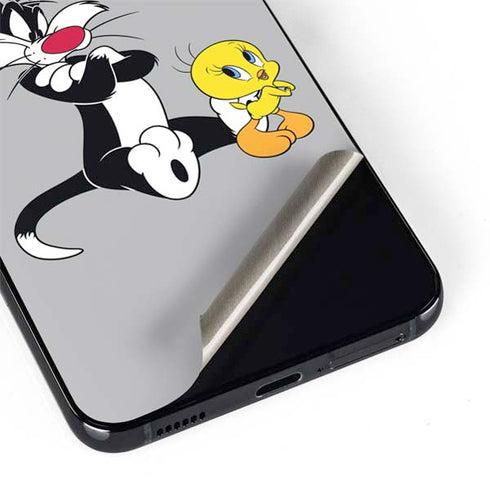 Looney Tunes Sylvester Tweety Bird Crossed Arms Galaxy S22 Plus Skin