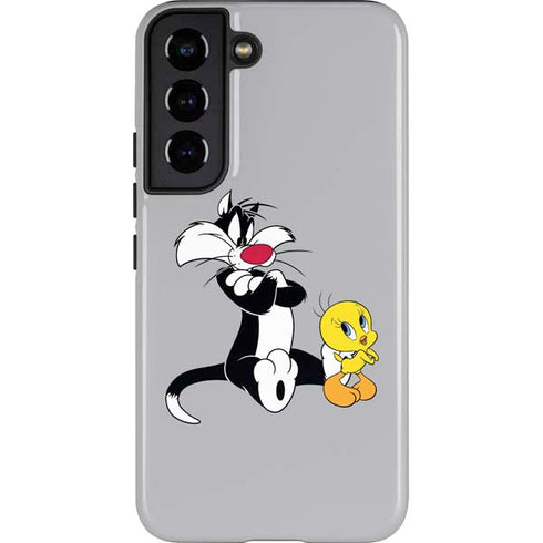 Looney Tunes Sylvester Tweety Bird Crossed Arms Galaxy S22 Pro Case