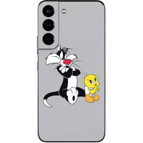Looney Tunes Sylvester Tweety Bird Crossed Arms Galaxy S22 Skin