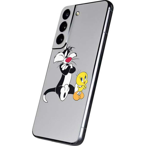 Looney Tunes Sylvester Tweety Bird Crossed Arms Galaxy S22 Skin