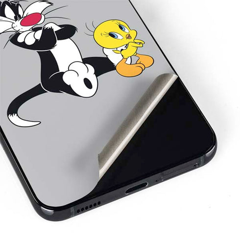 Looney Tunes Sylvester Tweety Bird Crossed Arms Galaxy S22 Skin