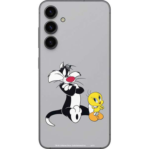 Looney Tunes Sylvester Tweety Bird Crossed Arms Galaxy S23 FE Skin