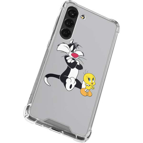 Looney Tunes Sylvester Tweety Bird Crossed Arms Galaxy S23 Plus Clear Case