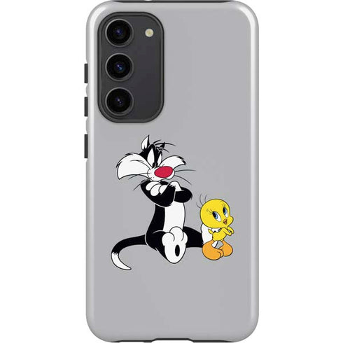 Looney Tunes Sylvester Tweety Bird Crossed Arms Galaxy S23 Plus Pro Case