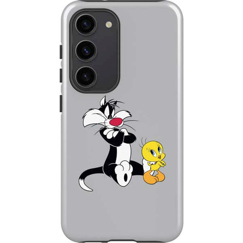 Looney Tunes Sylvester Tweety Bird Crossed Arms Galaxy S23 Pro Case