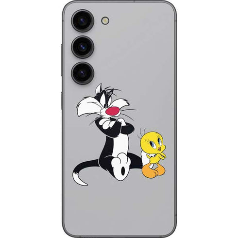 Looney Tunes Sylvester Tweety Bird Crossed Arms Galaxy S23 Skin