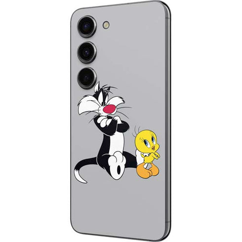 Looney Tunes Sylvester Tweety Bird Crossed Arms Galaxy S23 Skin