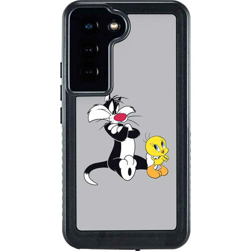 Looney Tunes Sylvester Tweety Bird Crossed Arms Galaxy S23 Waterproof Case