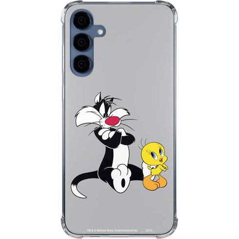 Looney Tunes Sylvester Tweety Bird Crossed Arms Galaxy S24 Clear Case